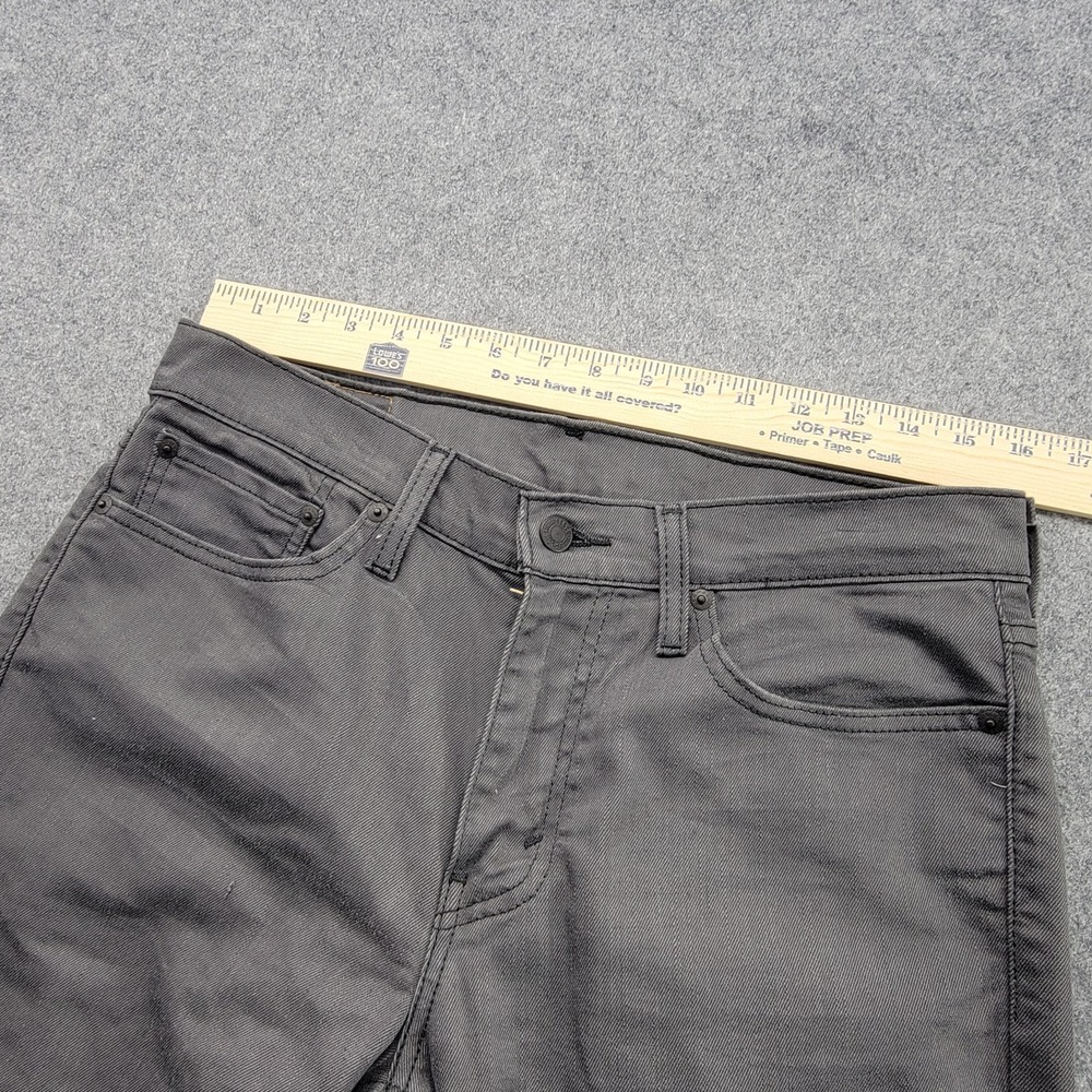 Levi Strauss 511 Jeans Gray Slim Straight Leg Mens 32x30 Stretch Denim - Picture 7 of 16